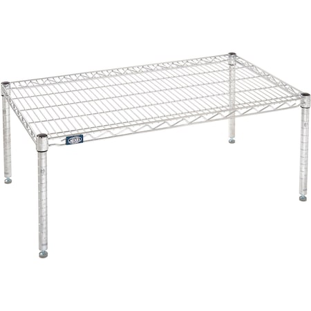 Nexel Chrome Wire Dunnage Rack, 36inW x 21inD x 14inH B2256534